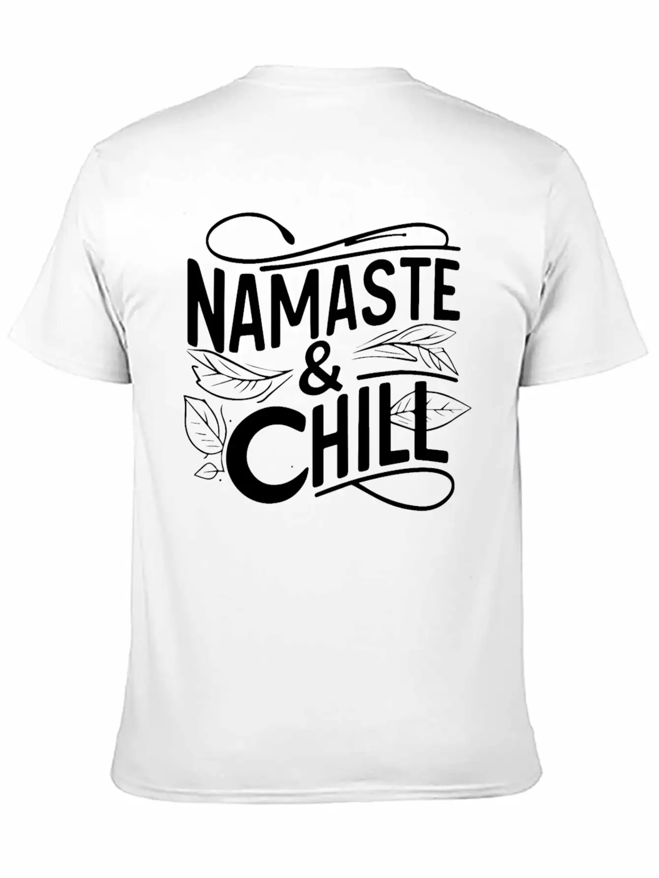 Namaste Chill Yoga Timeless Short Sleeve Tee – Comfy And Minimalist Design