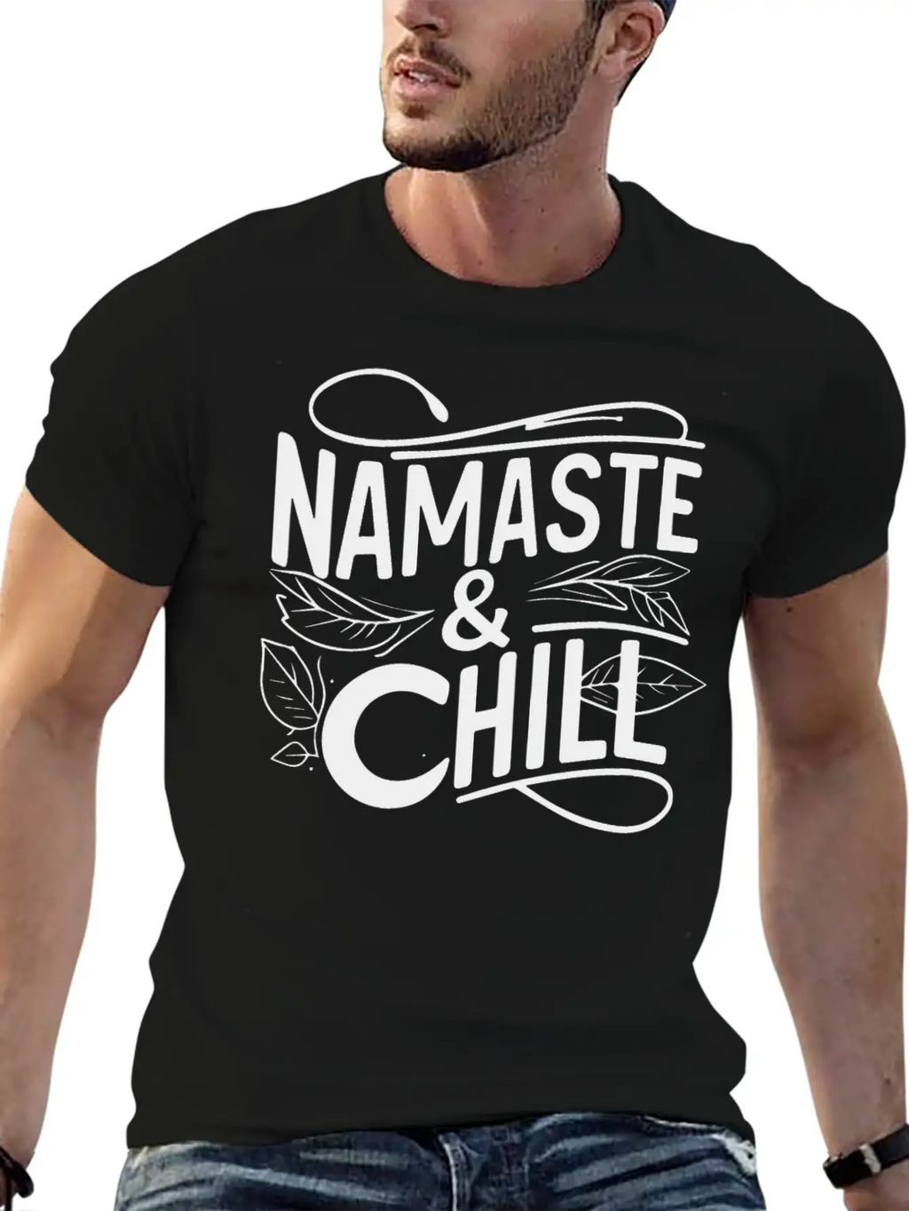 Namaste Chill Yoga Timeless Short Sleeve Tee – Comfy And Minimalist Design