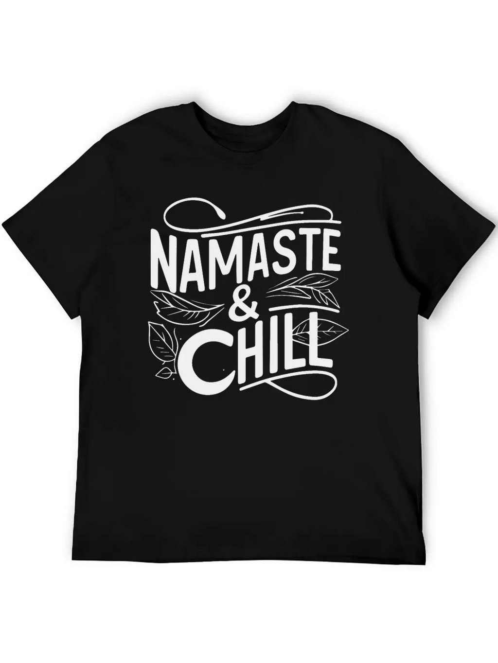 Namaste Chill Yoga Timeless Short Sleeve Tee – Comfy And Minimalist Design
