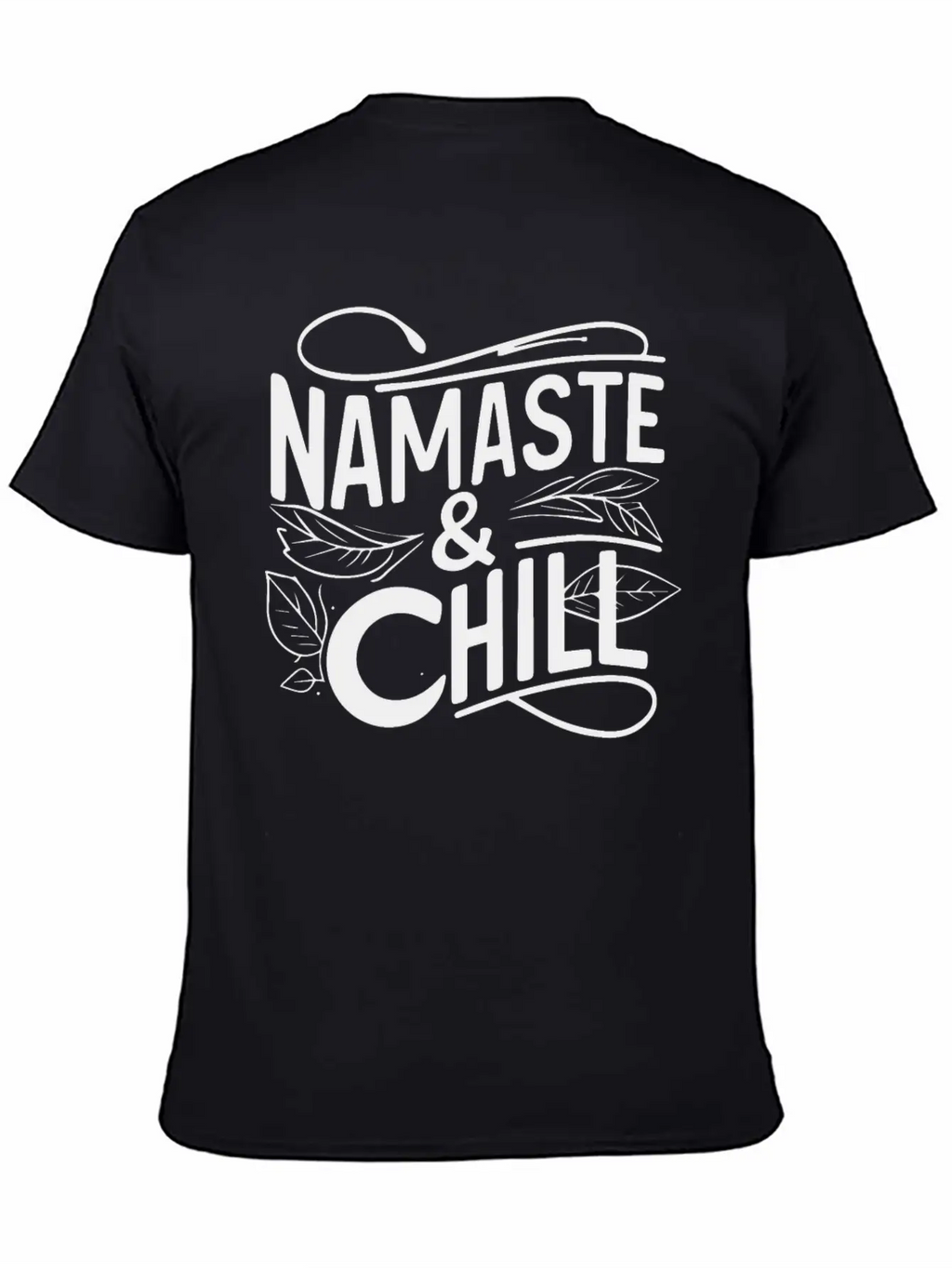 Namaste Chill Yoga Timeless Short Sleeve Tee – Comfy And Minimalist Design