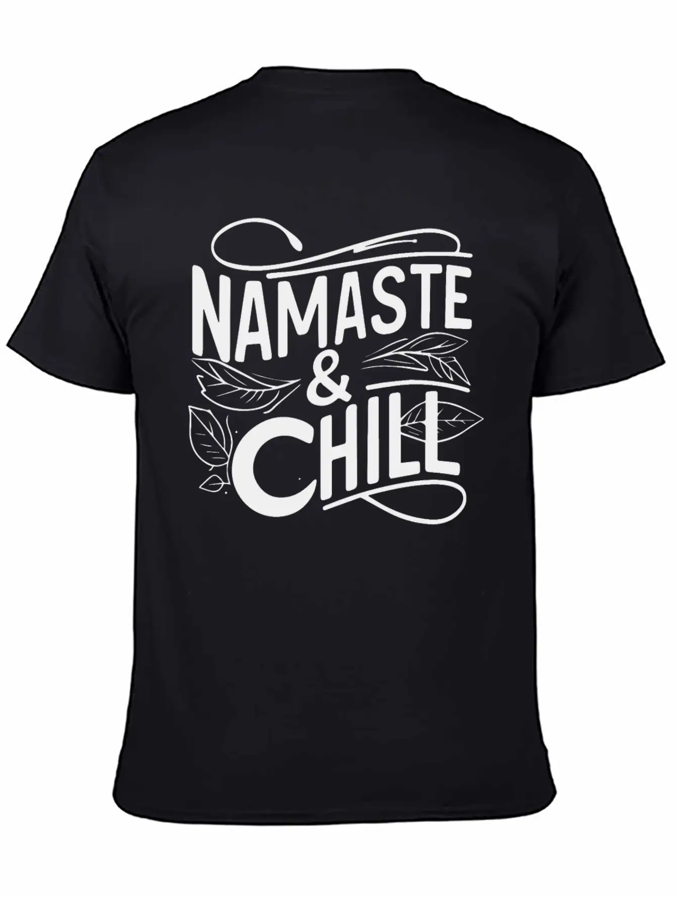 Namaste Chill Yoga Timeless Short Sleeve Tee – Comfy And Minimalist Design