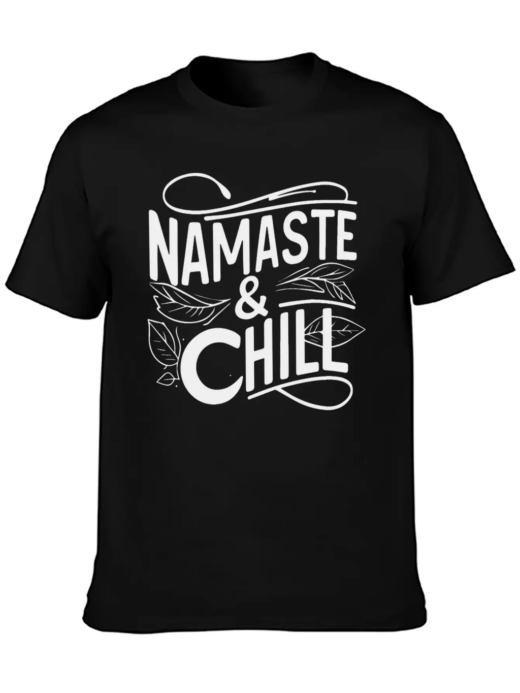 Namaste Chill Yoga Timeless Short Sleeve Tee – Comfy And Minimalist Design