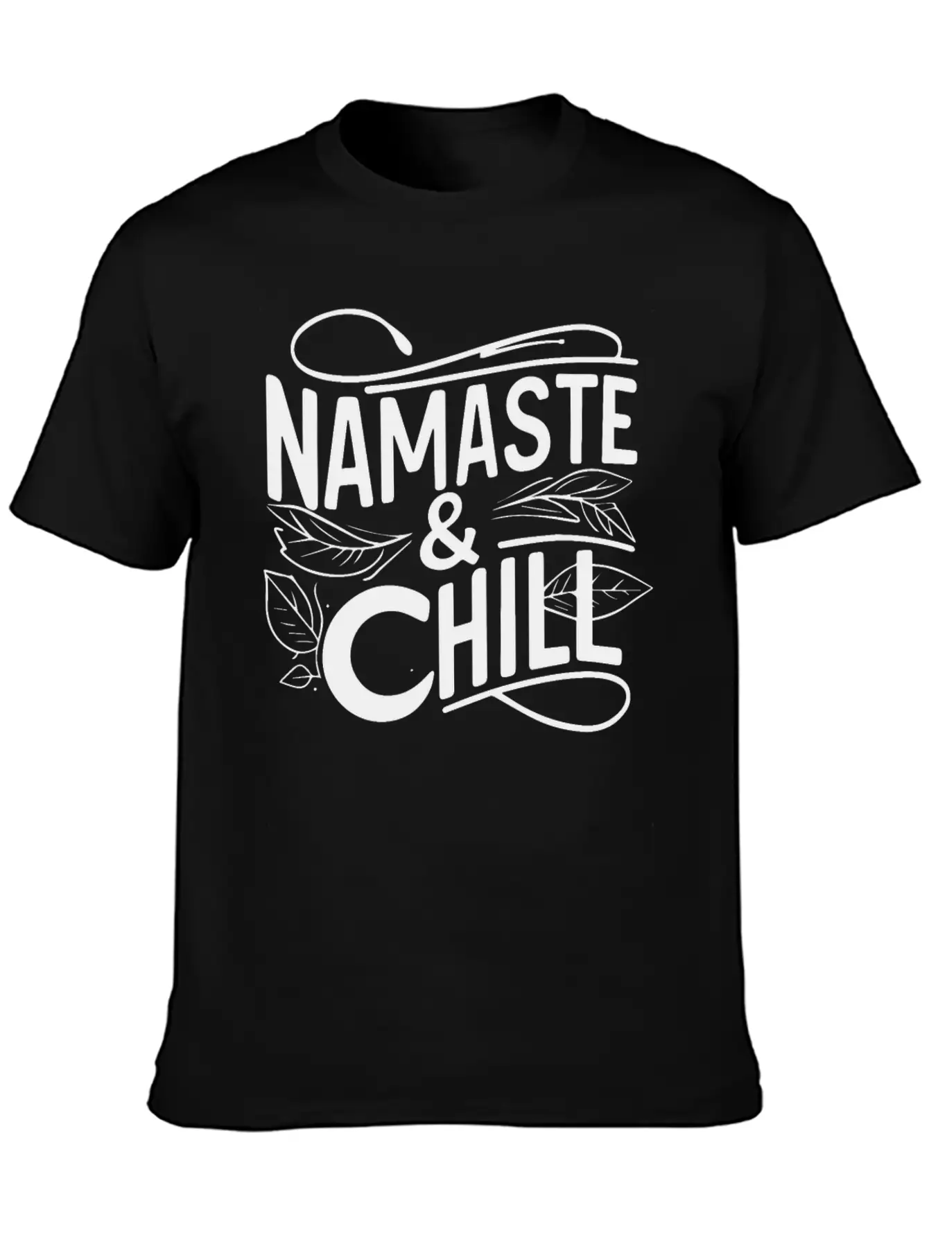 Namaste Chill Yoga Timeless Short Sleeve Tee – Comfy And Minimalist Design