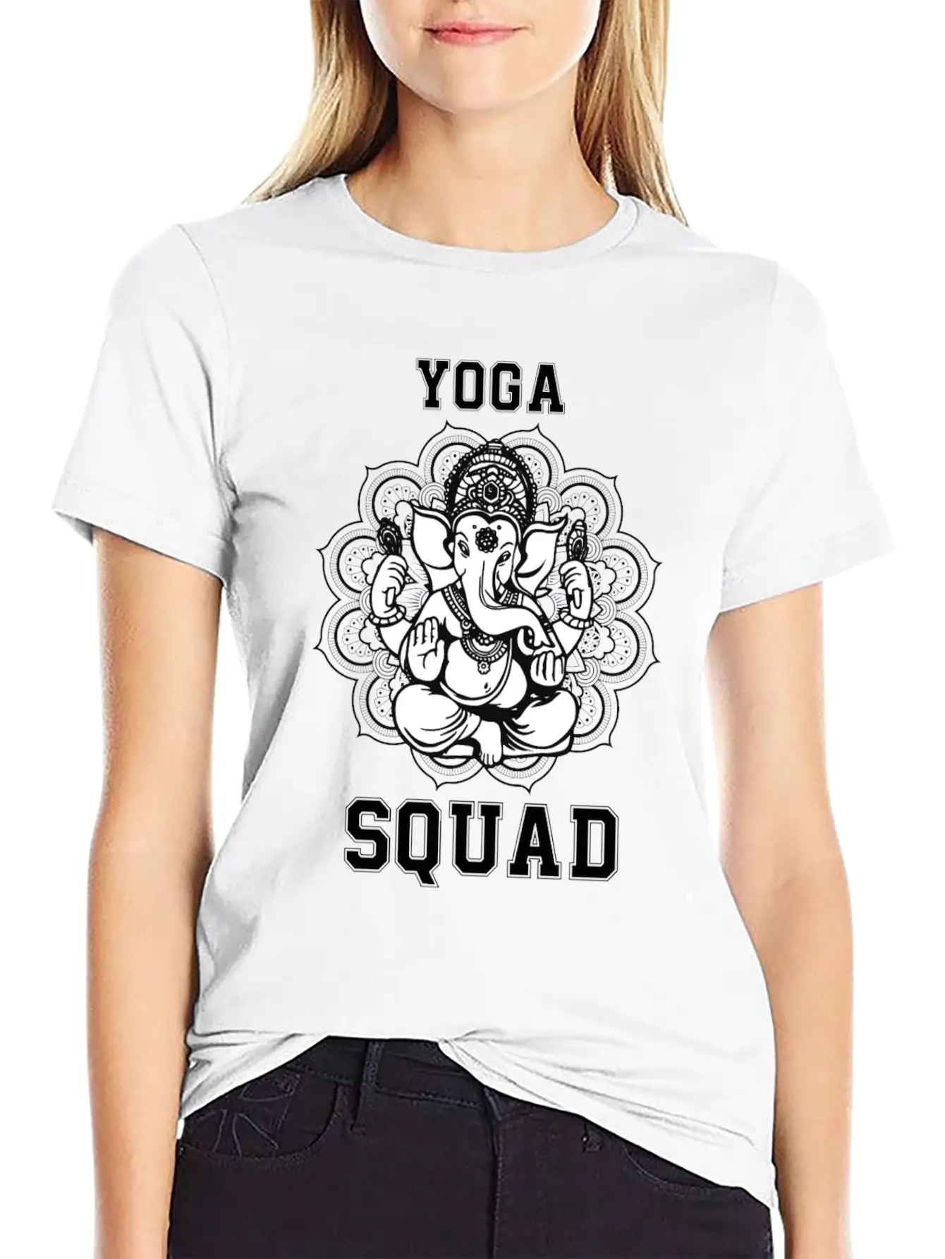 Namaste Yoga Women Tshirt Yoga Fitness Accessories Timeless Short Sleeve Tee – Comfy And Minimalist Design