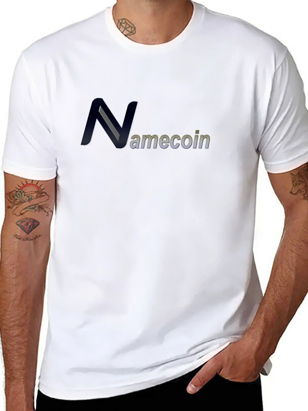 Namecoin G Gold A7 3D Stylish Everyday T-Shirt – Unisex Basic Cotton Tee