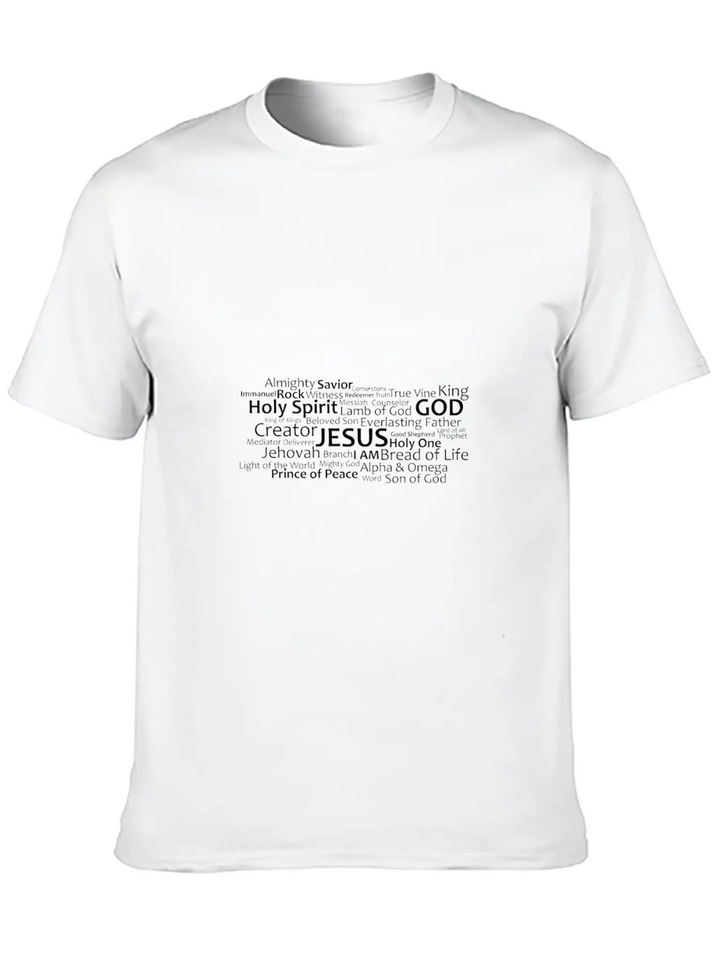 Names Of Jesus God Holy Spirit Classic Cotton Tee – Unisex Comfort For Any Season