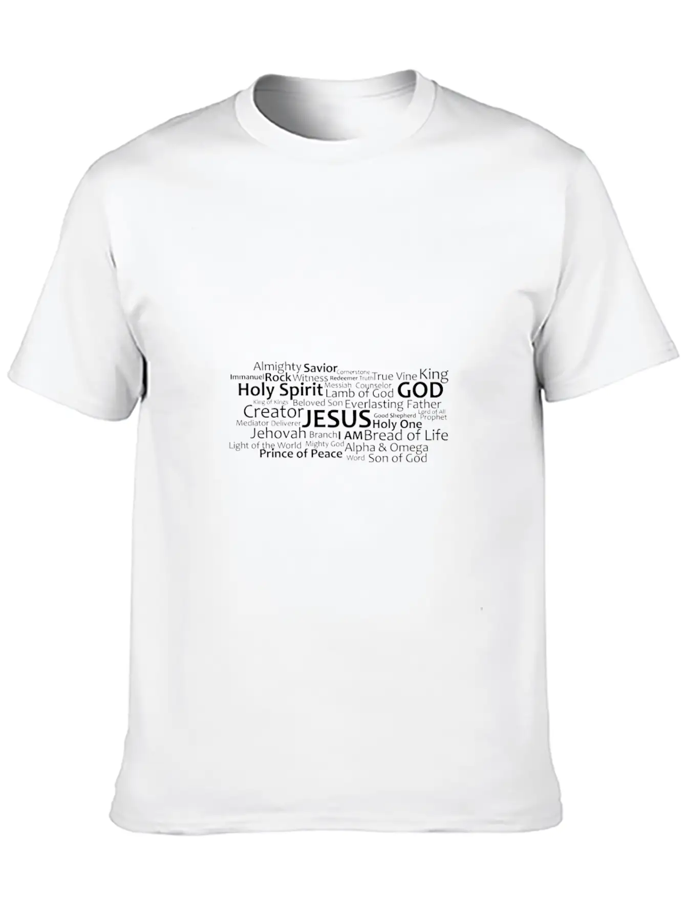 Names Of Jesus God Holy Spirit Classic Cotton Tee – Unisex Comfort For Any Season