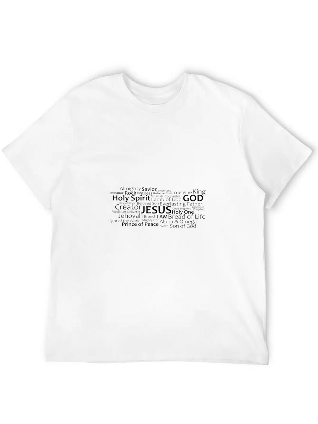 Names Of Jesus God Holy Spirit Classic Cotton Tee – Unisex Comfort For Any Season