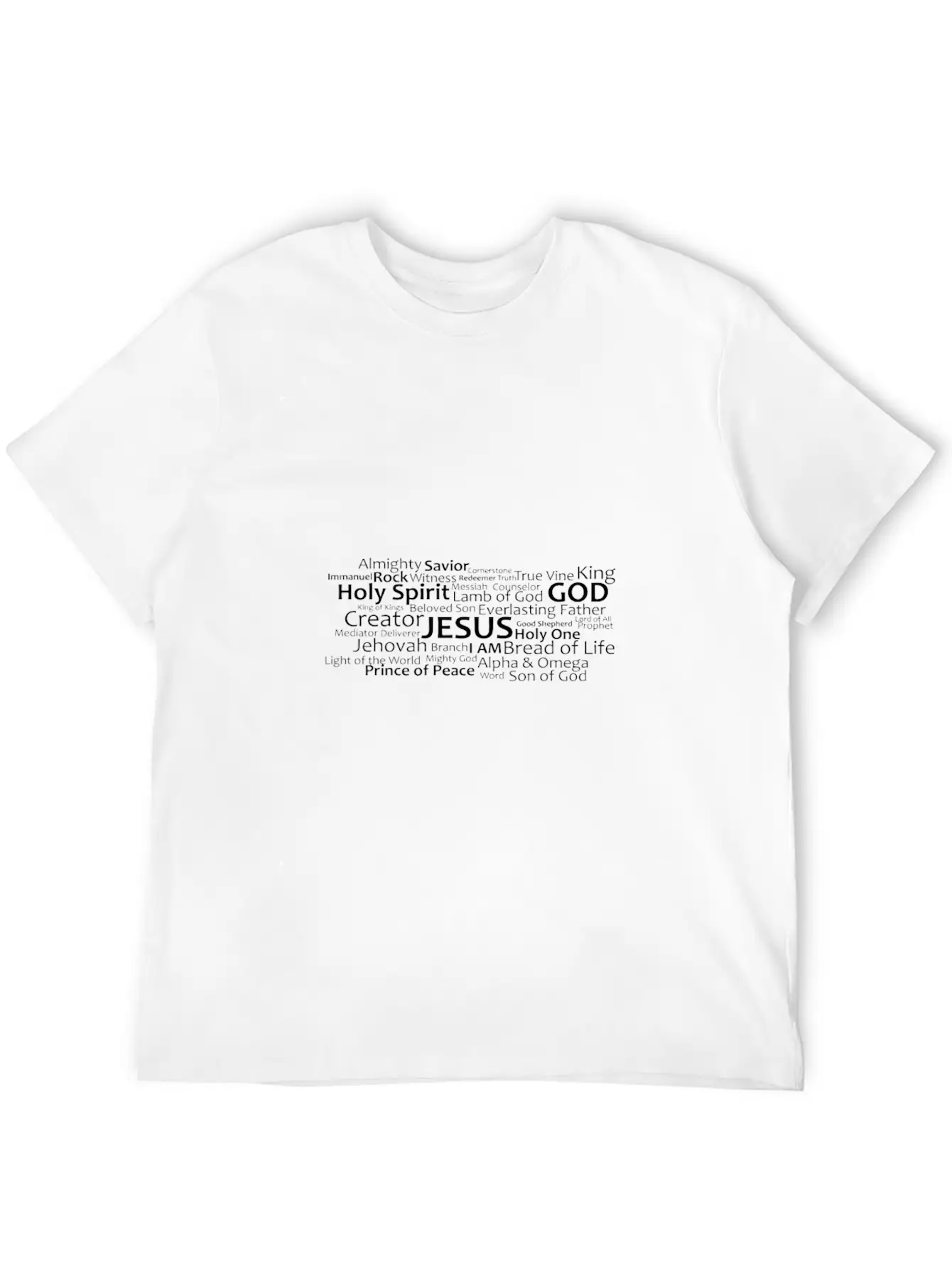 Names Of Jesus God Holy Spirit Classic Cotton Tee – Unisex Comfort For Any Season
