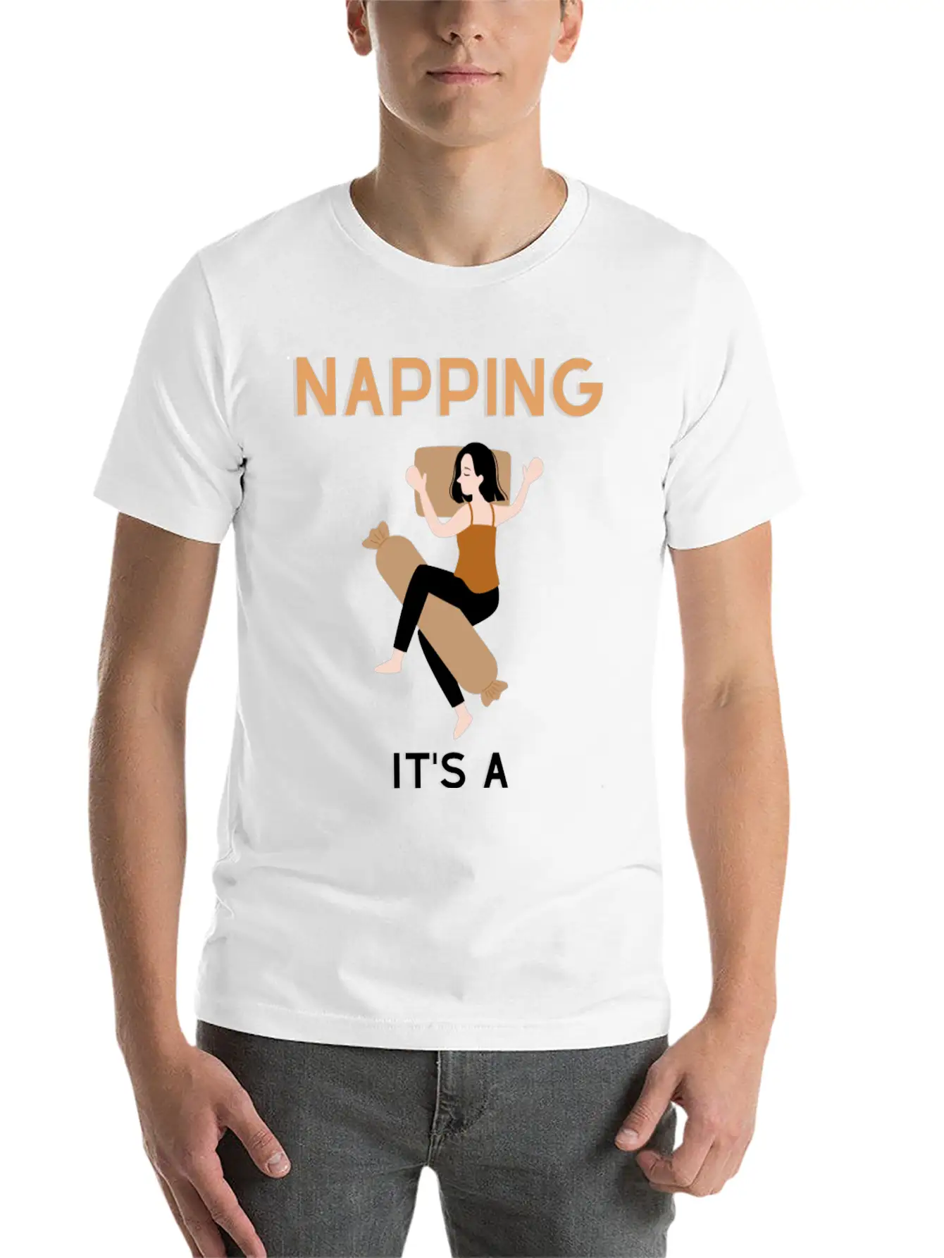 Nap Personality Classic Cotton Tee – Unisex Comfort For Any Season