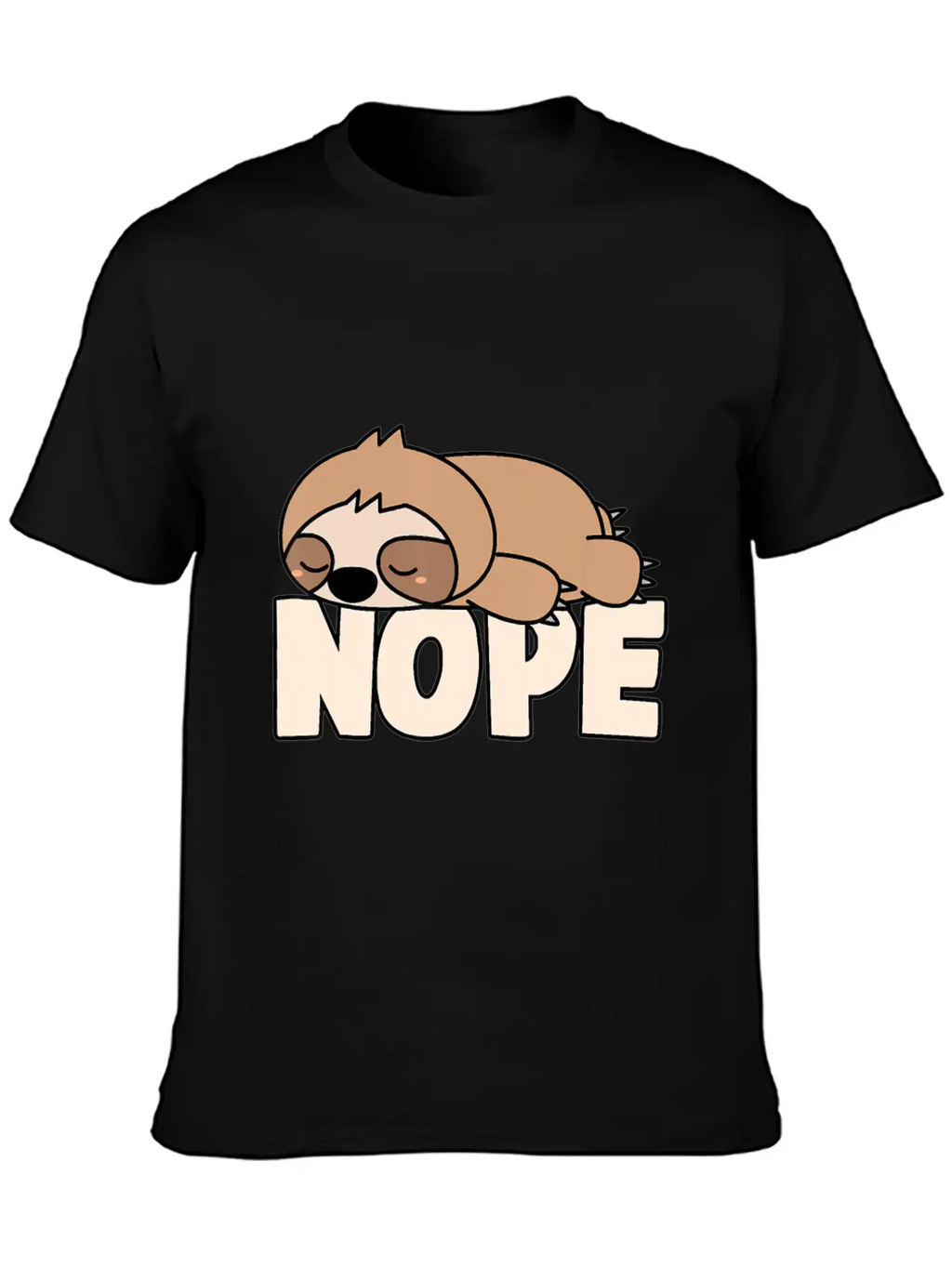 Napping Sloth Nope Lazy Sloths Pets Fan Sloth Lazy Breathable Graphic T-Shirt – Perfect For Casual Days