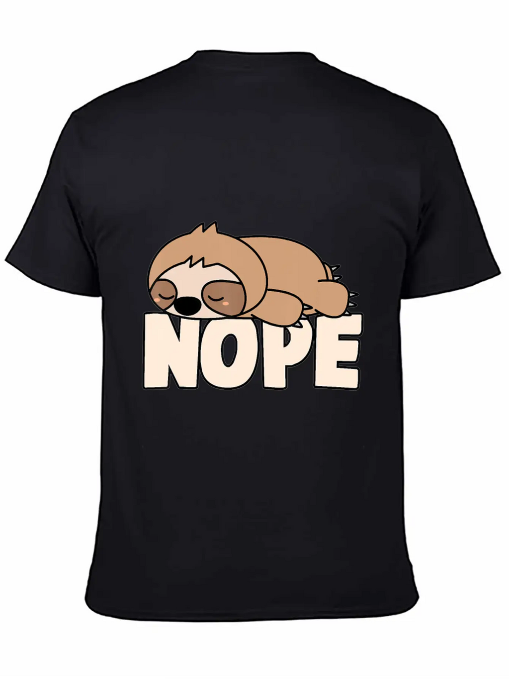 Napping Sloth Nope Lazy Sloths Pets Fan Sloth Lazy Breathable Graphic T-Shirt – Perfect For Casual Days