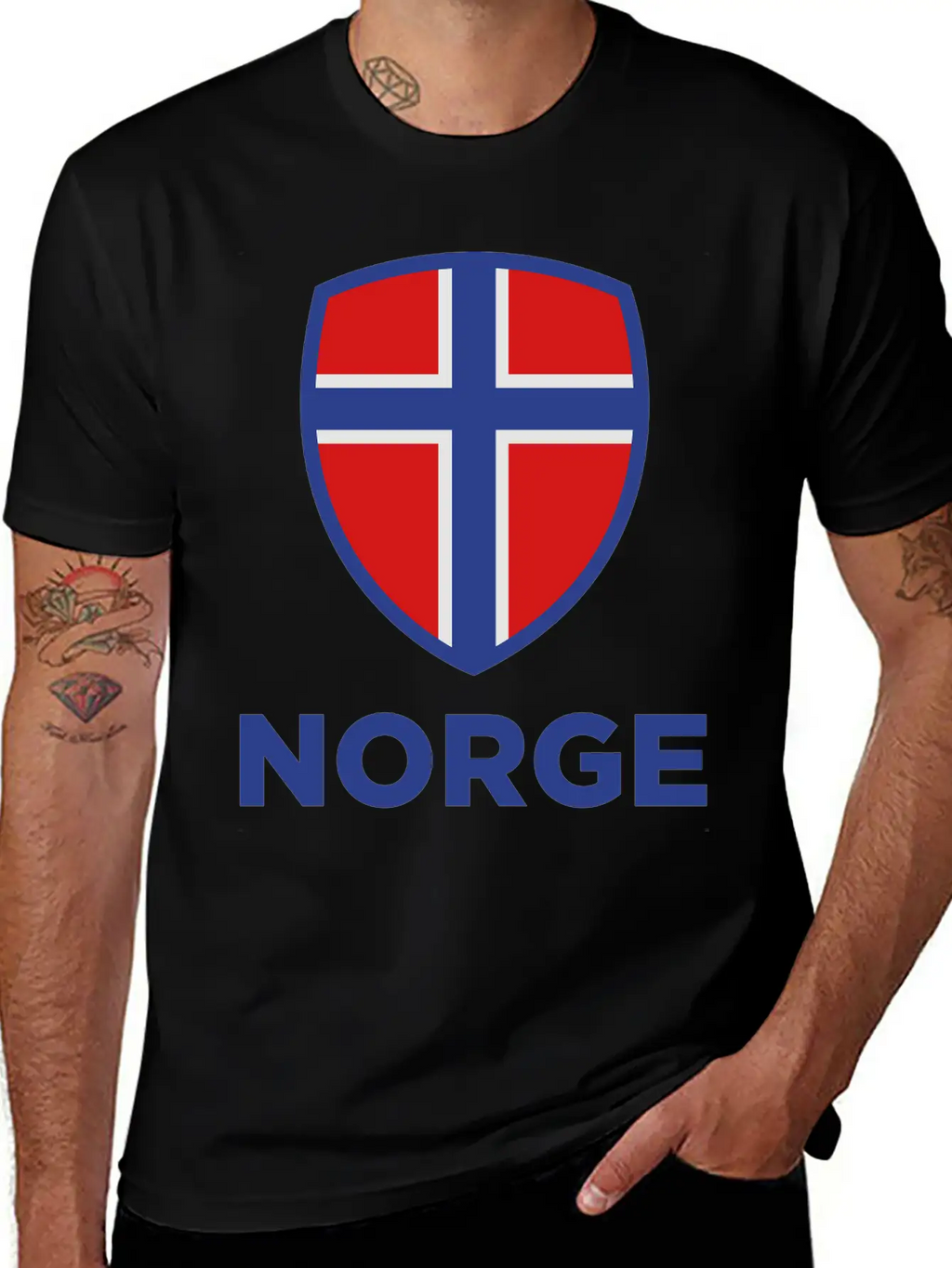 National Flag Of Norway Stylish Everyday T-Shirt – Unisex Basic Cotton Tee