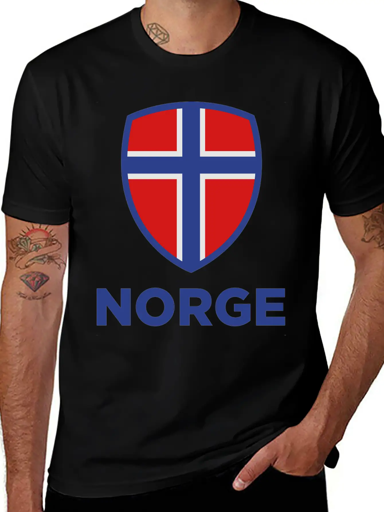 National Flag Of Norway Stylish Everyday T-Shirt – Unisex Basic Cotton Tee