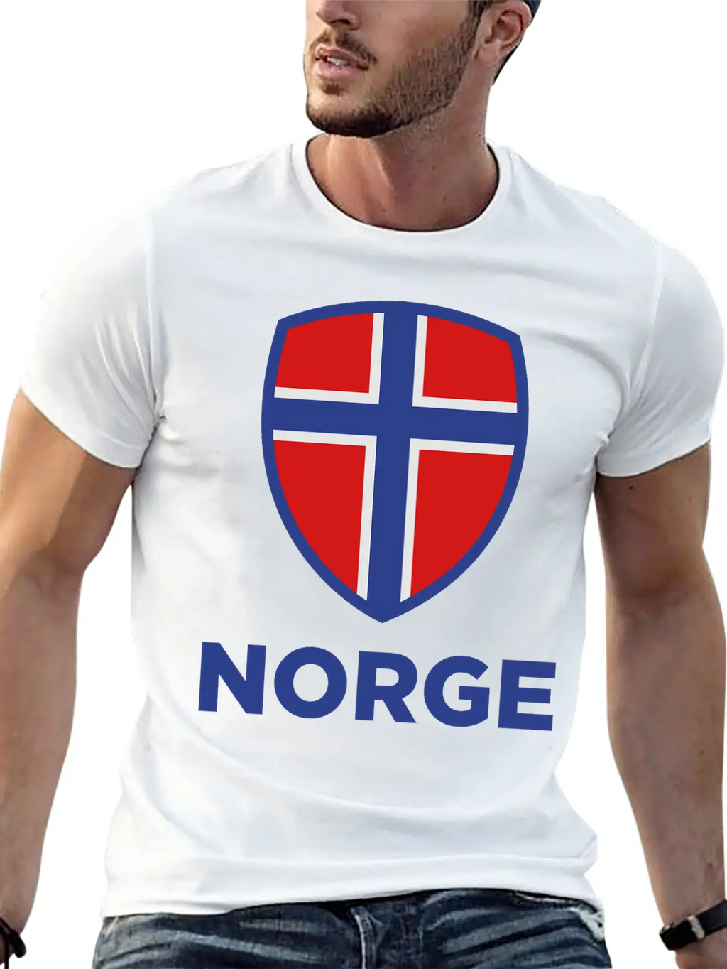 National Flag Of Norway Stylish Everyday T-Shirt – Unisex Basic Cotton Tee