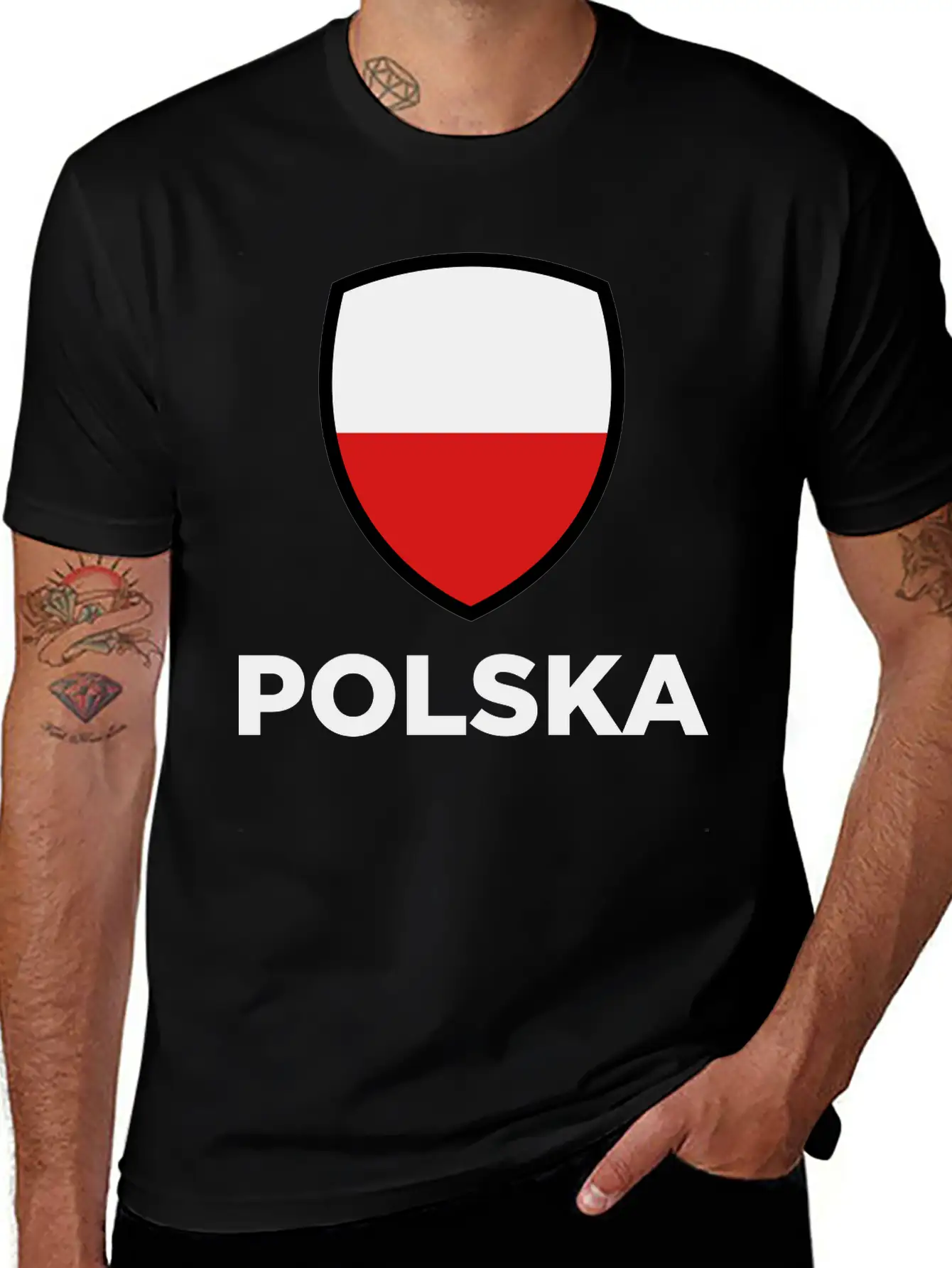 National Flag Of Poland Unisex Casual T-Shirt – Clean Design For Daily Comfort