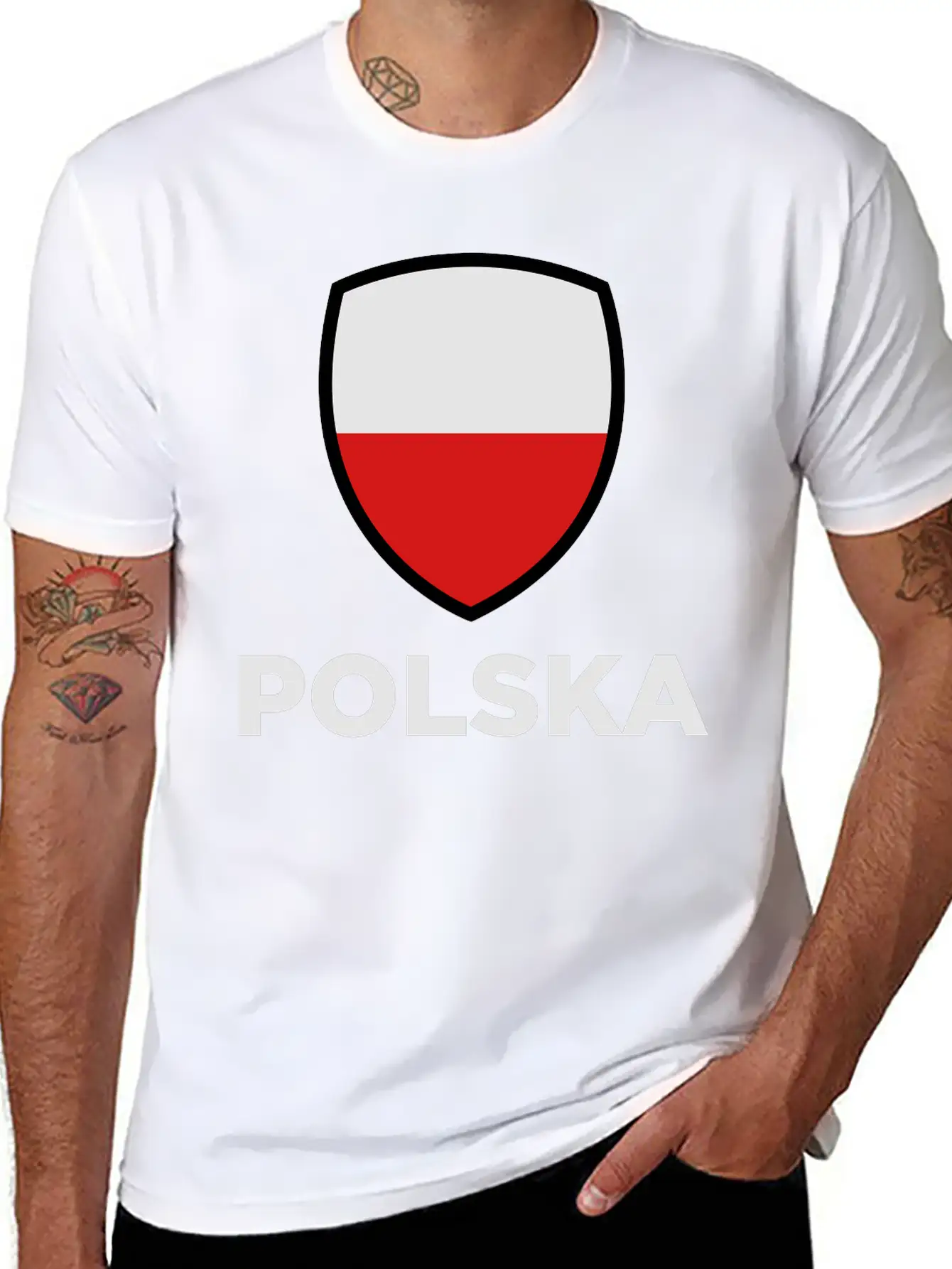 National Flag Of Poland Unisex Casual T-Shirt – Clean Design For Daily Comfort