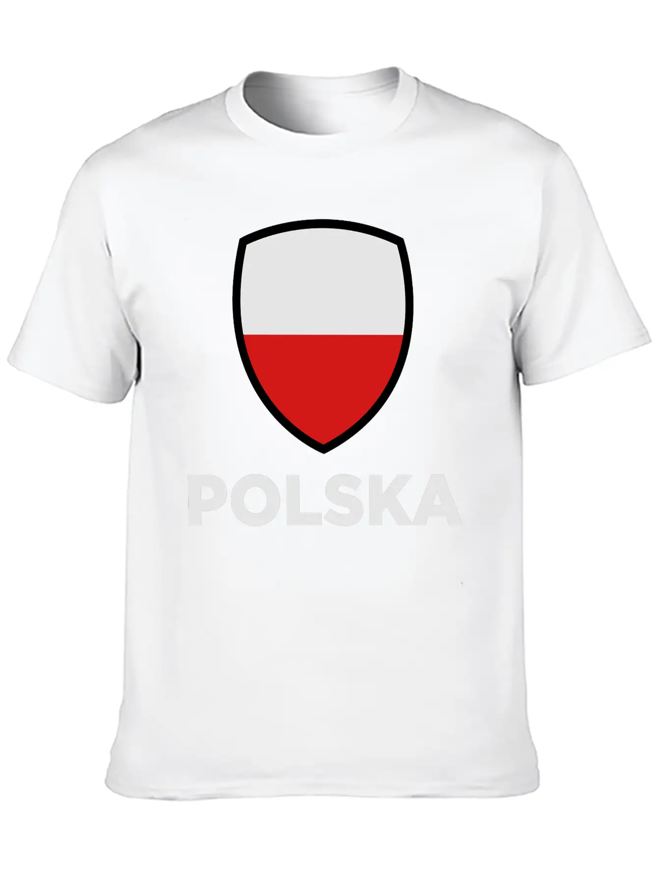 National Flag Of Poland Unisex Casual T-Shirt – Clean Design For Daily Comfort