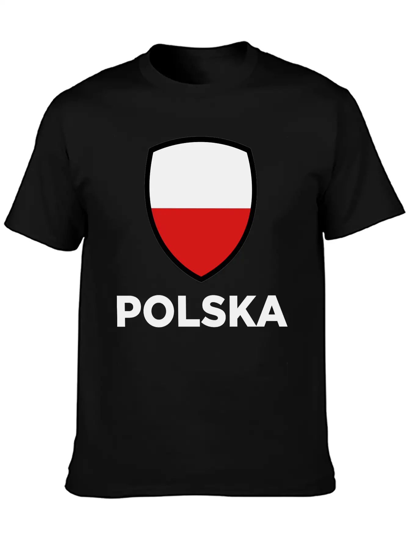 National Flag Of Poland Unisex Casual T-Shirt – Clean Design For Daily Comfort