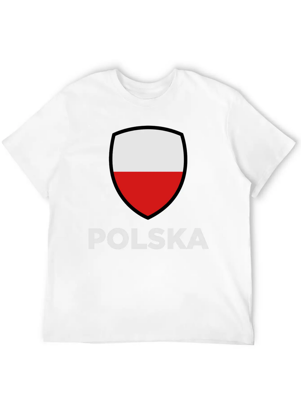 National Flag Of Poland Unisex Casual T-Shirt – Clean Design For Daily Comfort