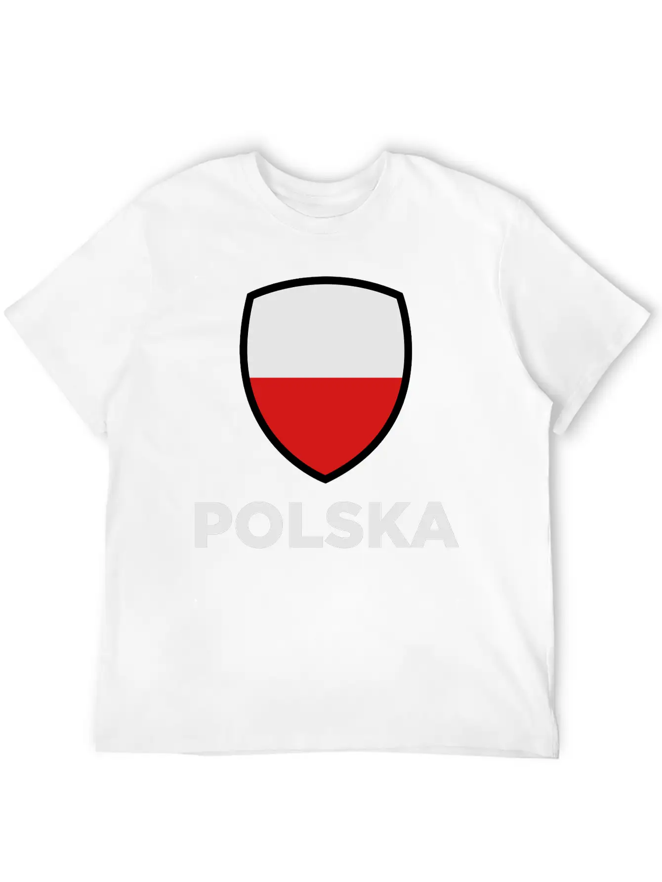 National Flag Of Poland Unisex Casual T-Shirt – Clean Design For Daily Comfort