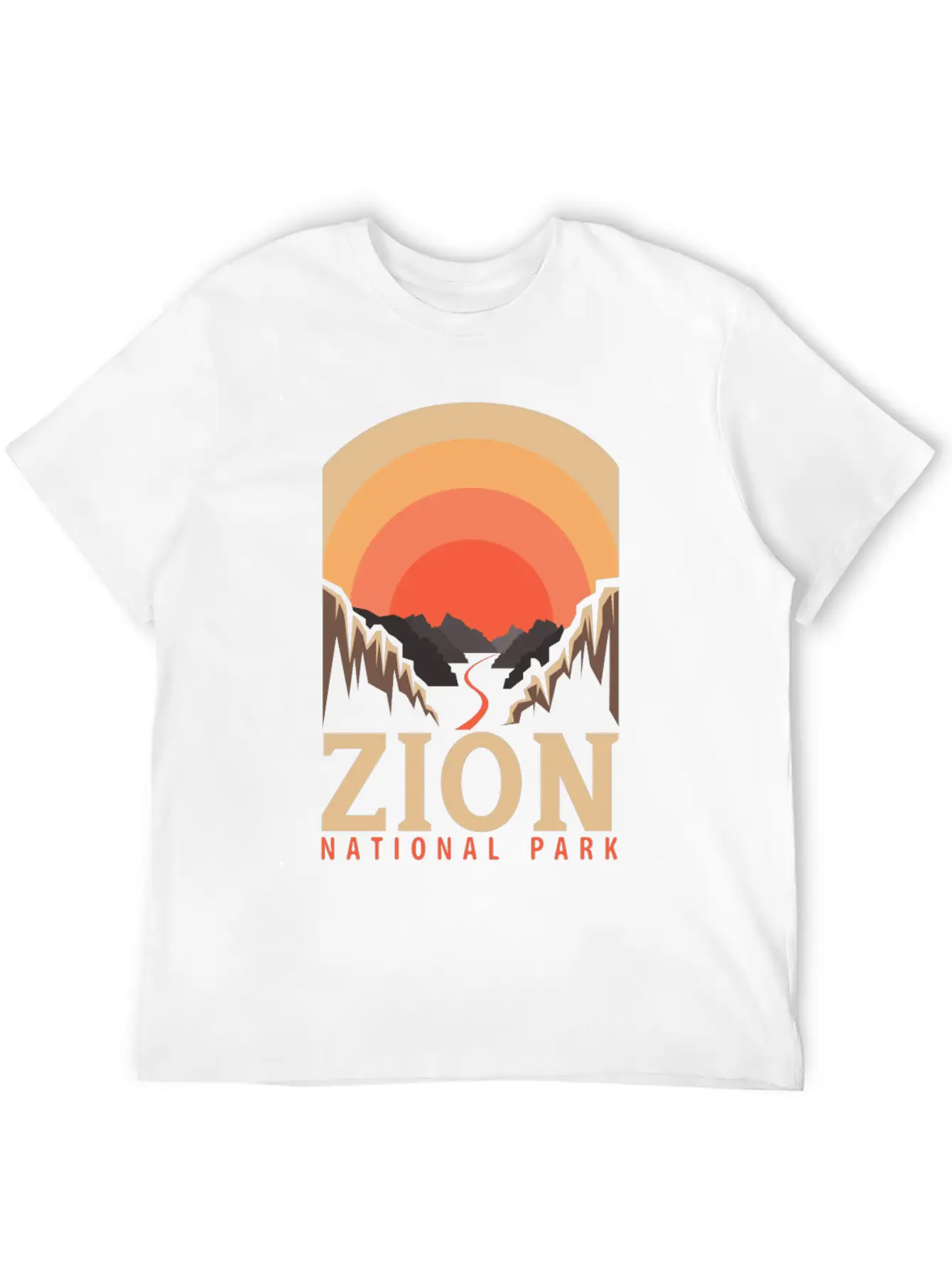 National Park Outdoor Mountain Wildlife Adventure Relaxed Everyday Tee – Lightweight And Durable Cotton