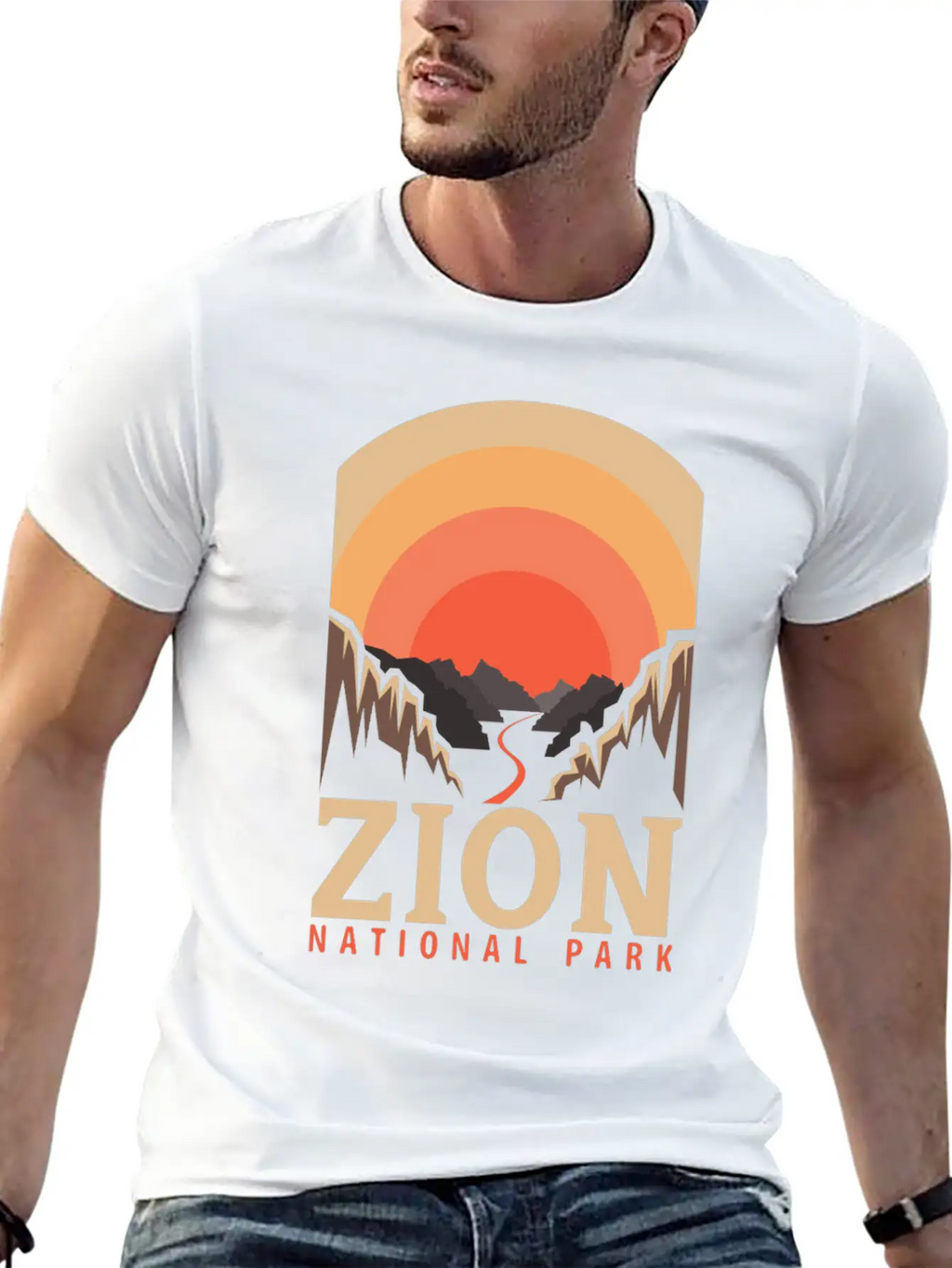 National Park Outdoor Mountain Wildlife Adventure Relaxed Everyday Tee – Lightweight And Durable Cotton