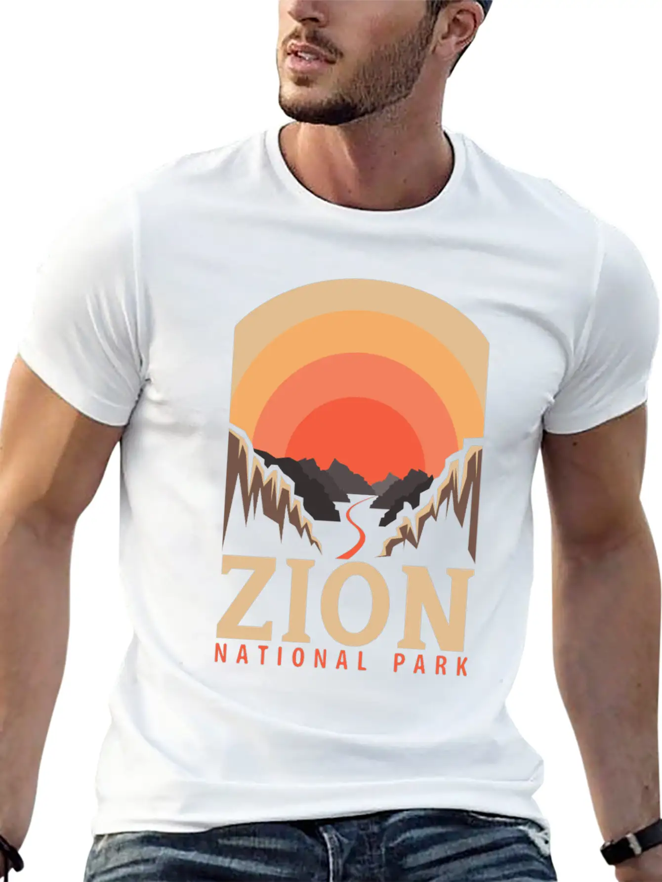 National Park Outdoor Mountain Wildlife Adventure Relaxed Everyday Tee – Lightweight And Durable Cotton