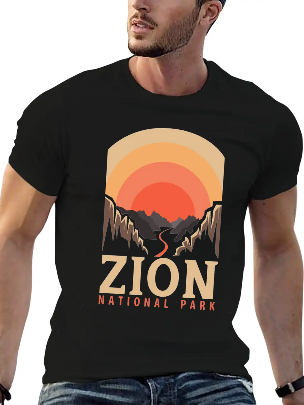 National Park Outdoor Mountain Wildlife Adventure Relaxed Everyday Tee – Lightweight And Durable Cotton