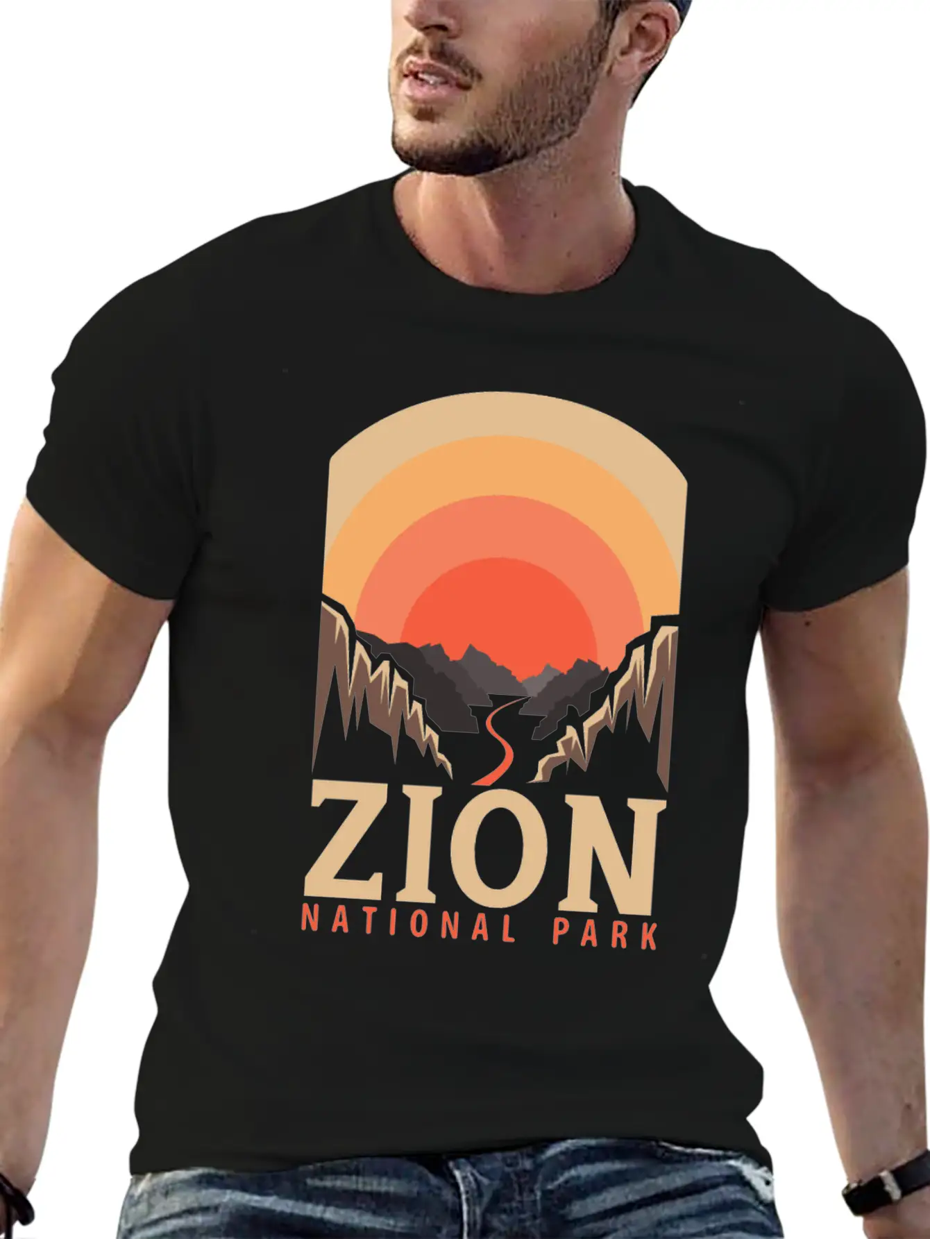 National Park Outdoor Mountain Wildlife Adventure Relaxed Everyday Tee – Lightweight And Durable Cotton