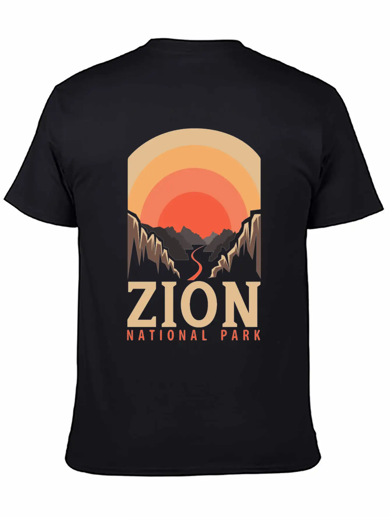 National Park Outdoor Mountain Wildlife Adventure Relaxed Everyday Tee – Lightweight And Durable Cotton