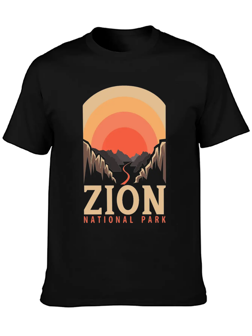 National Park Outdoor Mountain Wildlife Adventure Relaxed Everyday Tee – Lightweight And Durable Cotton