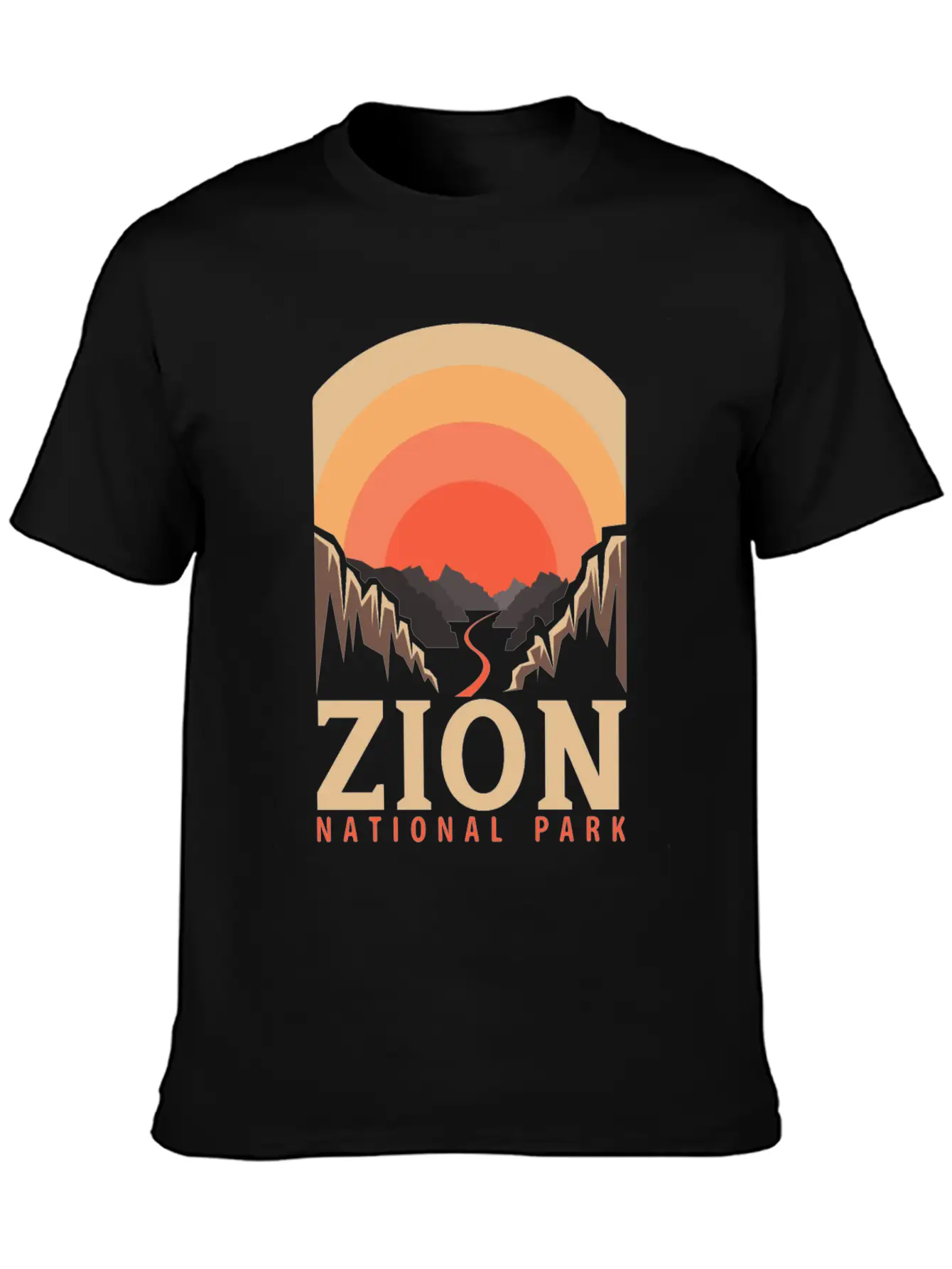 National Park Outdoor Mountain Wildlife Adventure Relaxed Everyday Tee – Lightweight And Durable Cotton