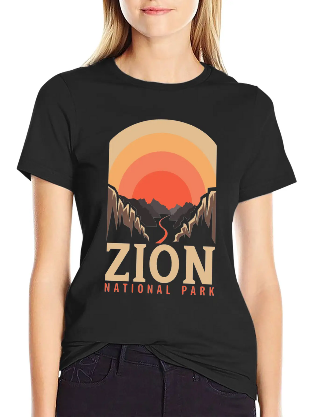 National Park Outdoor Mountain Wildlife Adventure Relaxed Everyday Tee – Lightweight And Durable Cotton