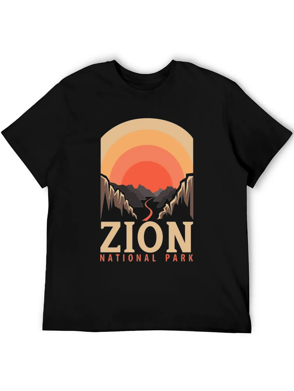 National Park Outdoor Mountain Wildlife Adventure Relaxed Everyday Tee – Lightweight And Durable Cotton