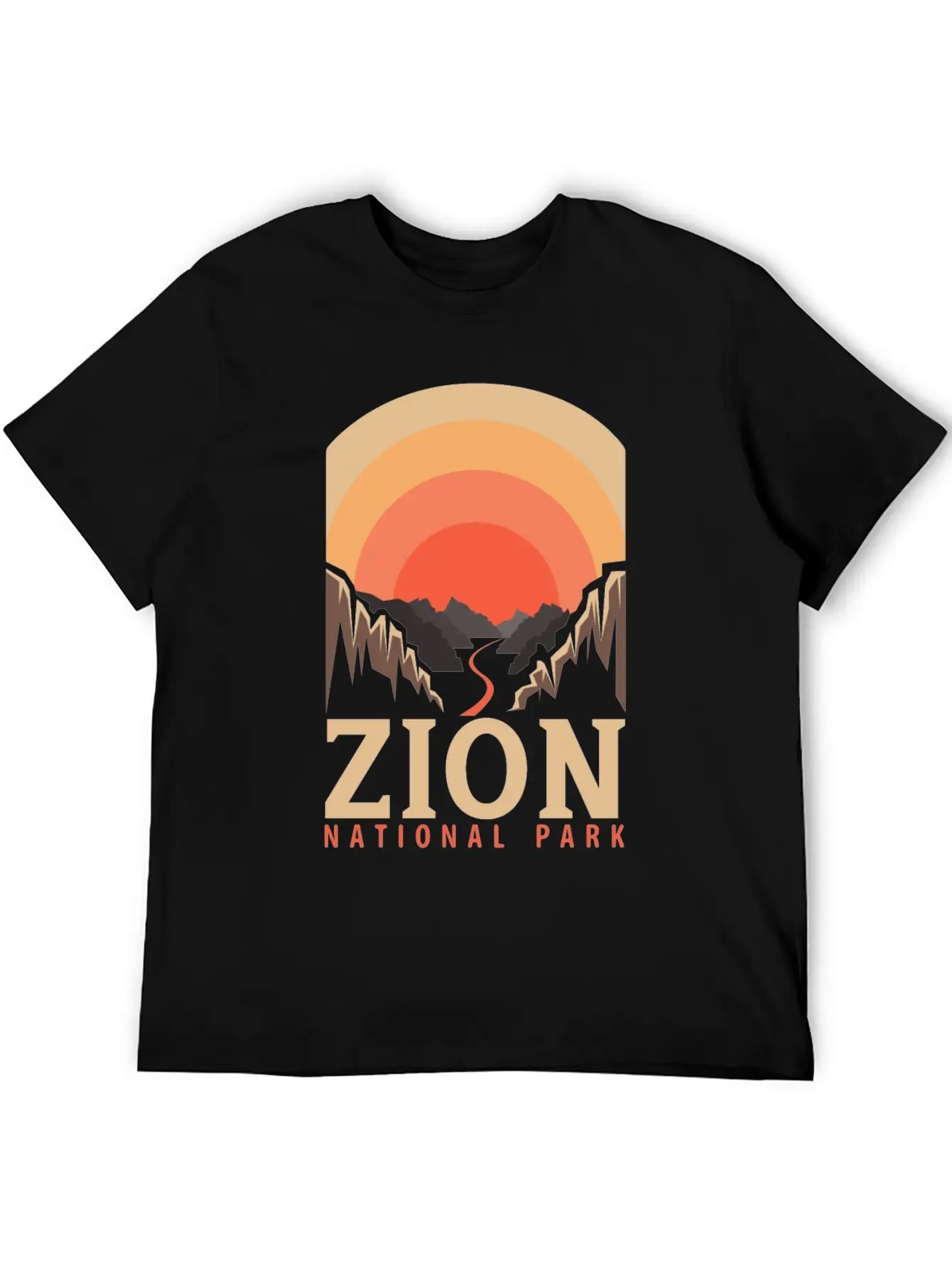 National Park Outdoor Mountain Wildlife Adventure Relaxed Everyday Tee – Lightweight And Durable Cotton