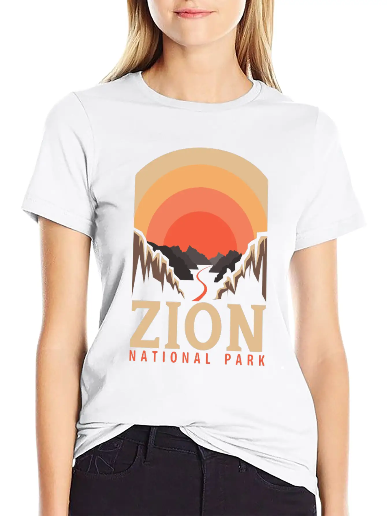 National Park Outdoor Mountain Wildlife Adventure Relaxed Everyday Tee – Lightweight And Durable Cotton