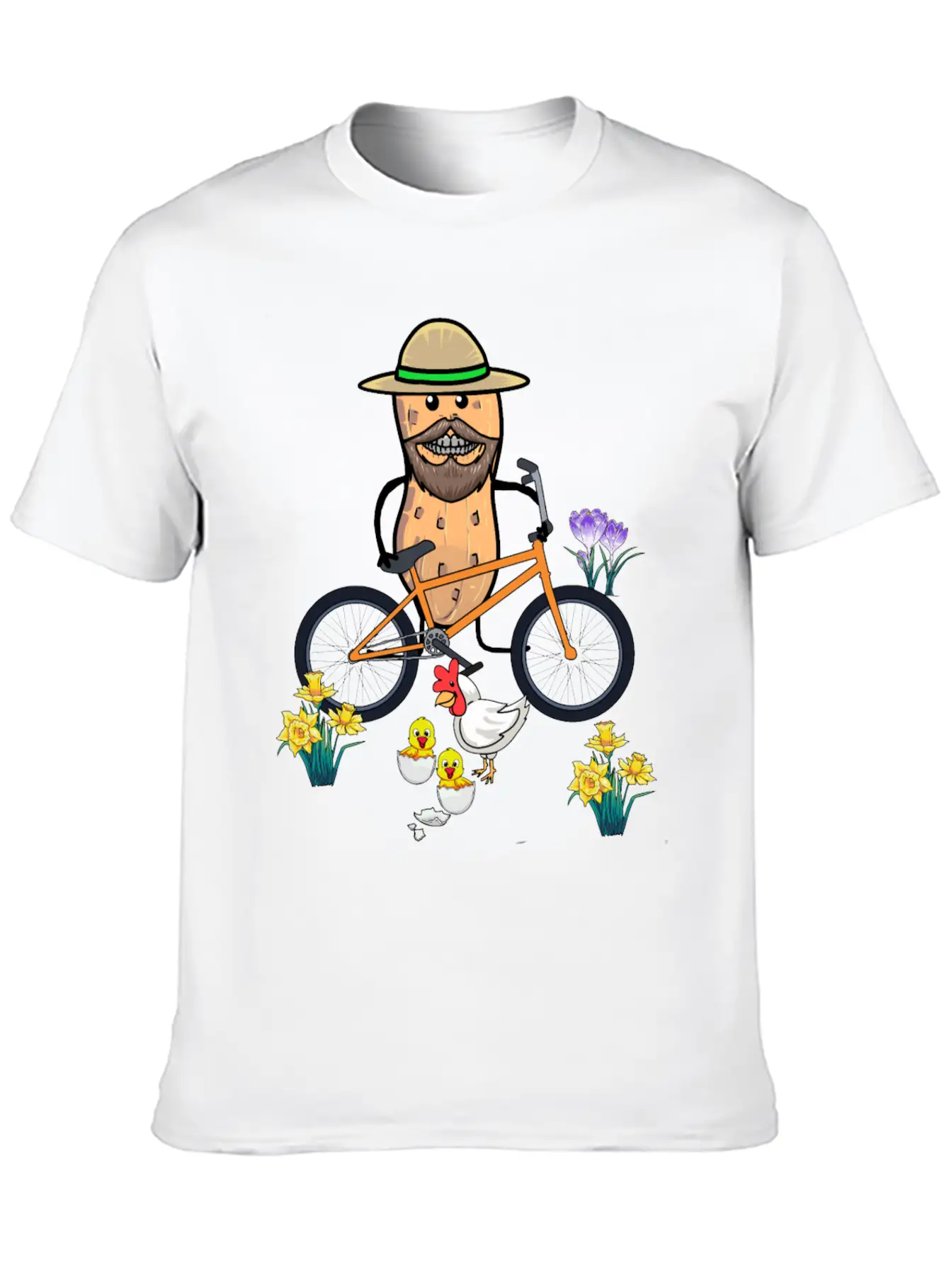 Natur Natur Lovers Travel Drive Bikes Biker Kids Essential Cotton Tee For Daily Outfits – Unisex Style