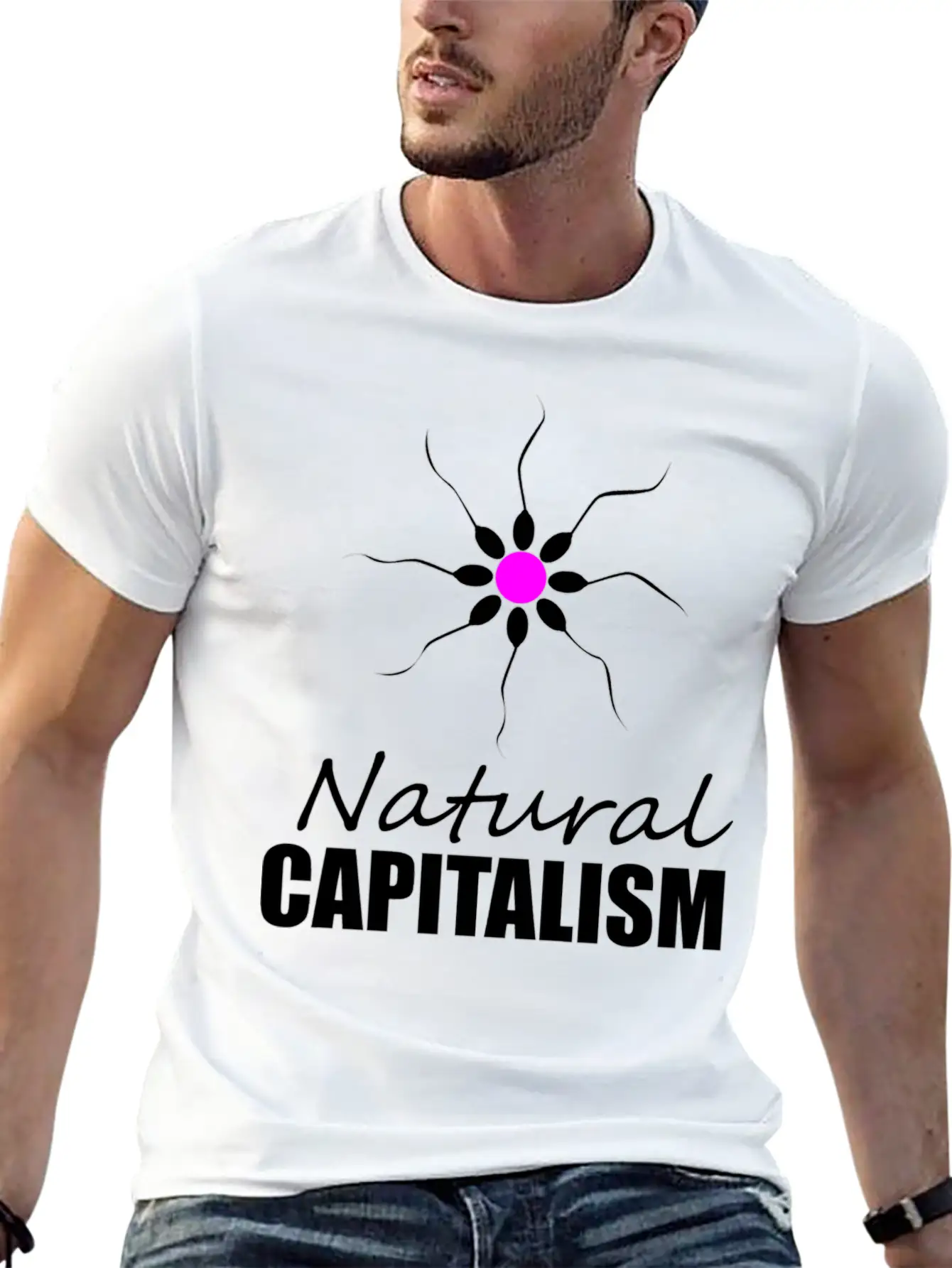 Natural Capitalism Basic Graphic T-Shirt – Daily Comfort In Soft Cotton