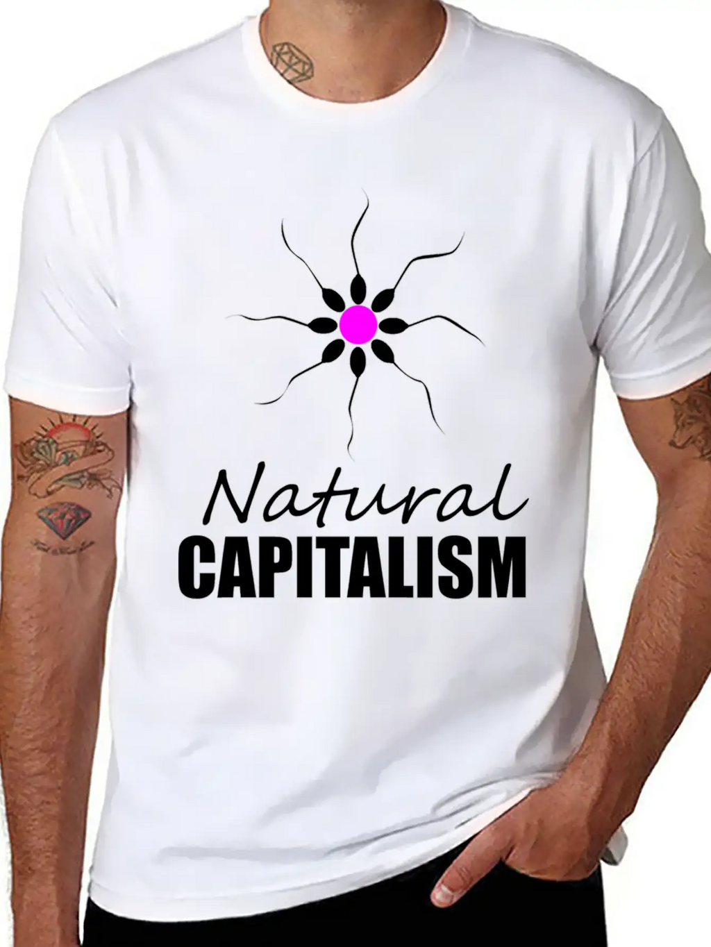Natural Capitalism Basic Graphic T-Shirt – Daily Comfort In Soft Cotton