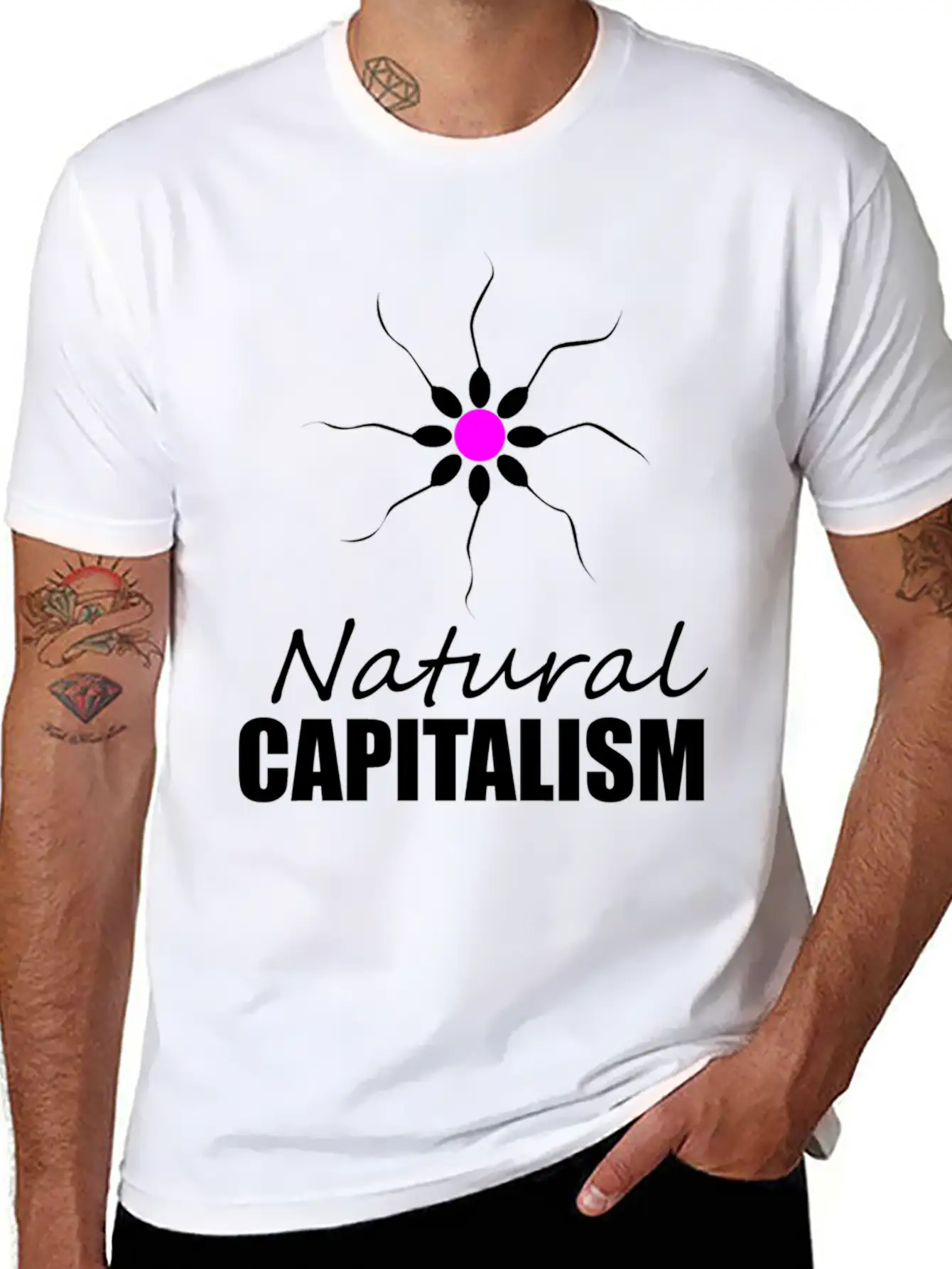 Natural Capitalism Basic Graphic T-Shirt – Daily Comfort In Soft Cotton