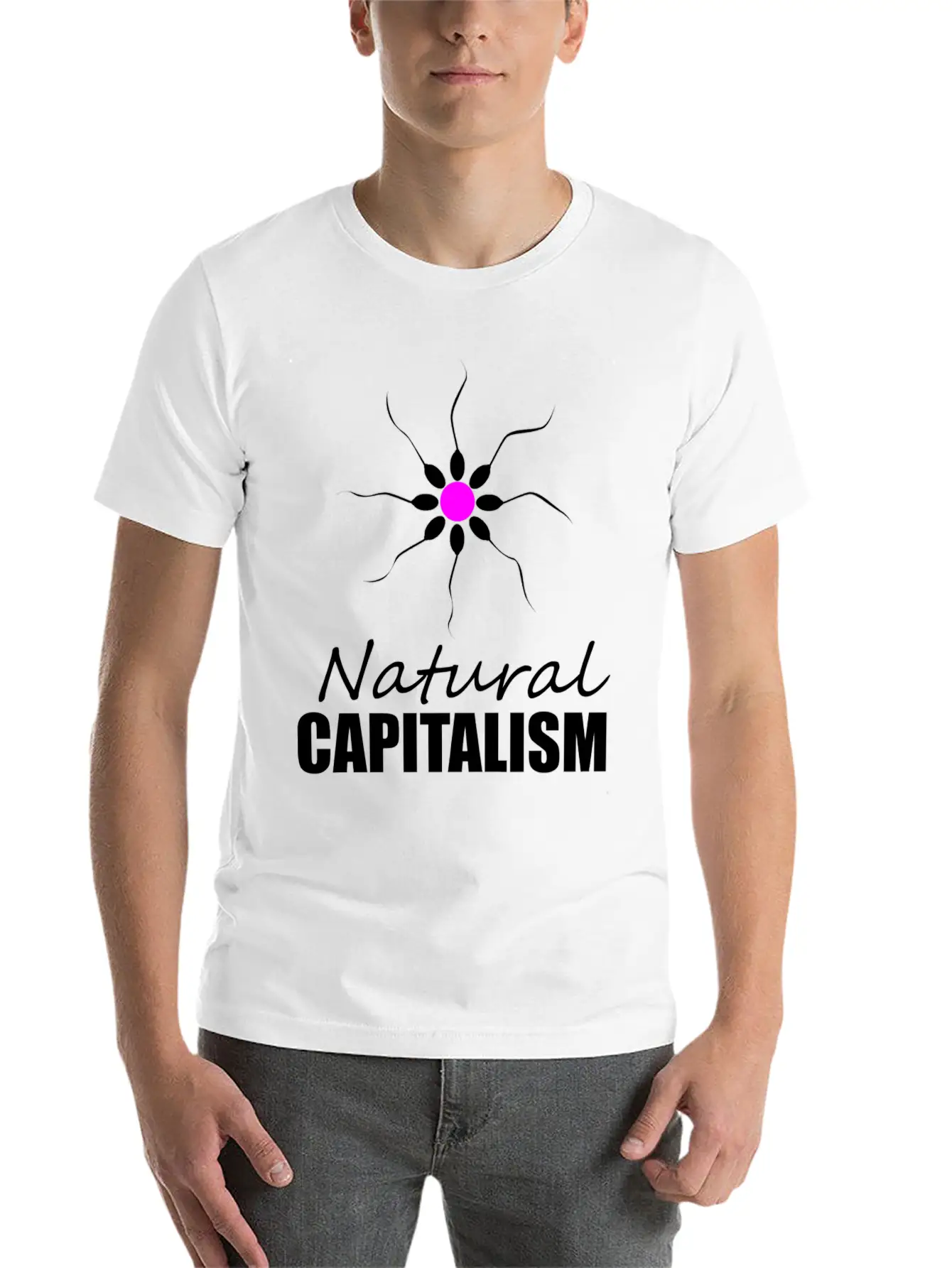 Natural Capitalism Basic Graphic T-Shirt – Daily Comfort In Soft Cotton