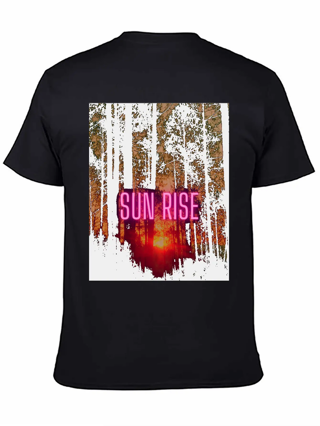 Natural Sun Rise Essential Cotton Tee For Daily Outfits – Unisex Style