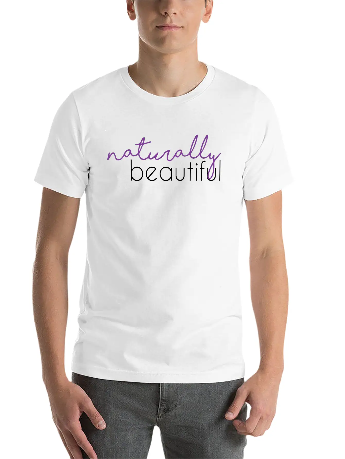 Naturally Beautiful Timeless Short Sleeve Tee – Comfy And Minimalist Design
