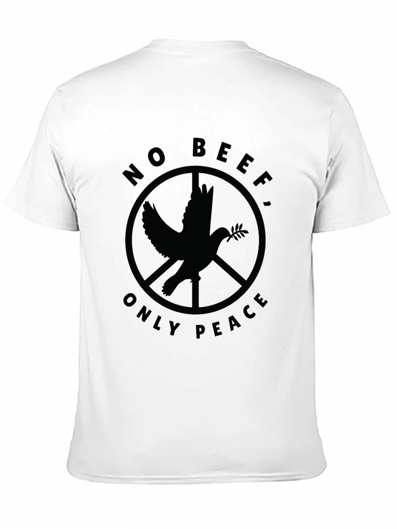 Nature Fan Peace Sign Dove Nature Positivity Bird Classic Cotton Tee – Unisex Comfort For Any Season