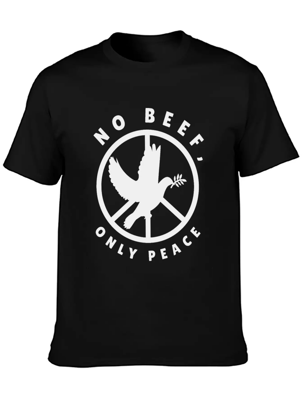 Nature Fan Peace Sign Dove Nature Positivity Bird Classic Cotton Tee – Unisex Comfort For Any Season