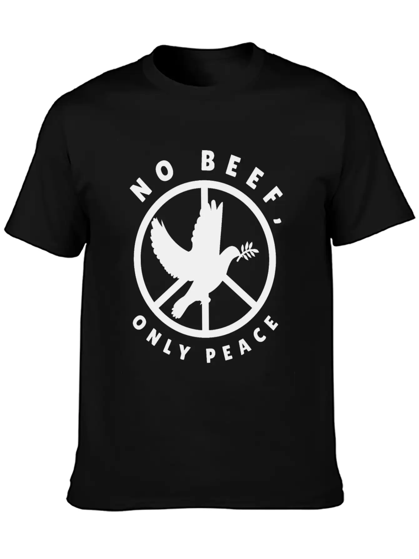 Nature Fan Peace Sign Dove Nature Positivity Bird Classic Cotton Tee – Unisex Comfort For Any Season