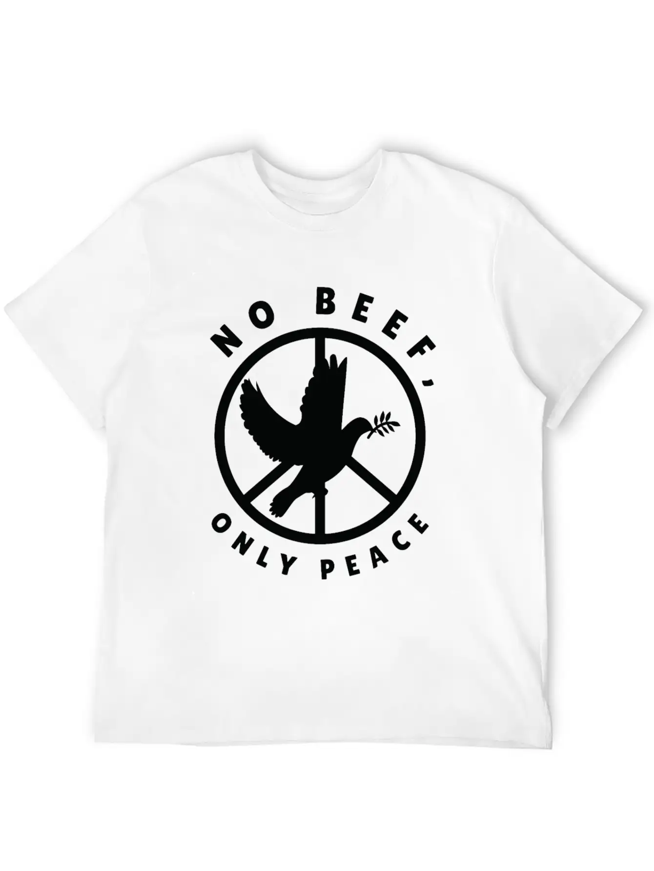 Nature Fan Peace Sign Dove Nature Positivity Bird Classic Cotton Tee – Unisex Comfort For Any Season