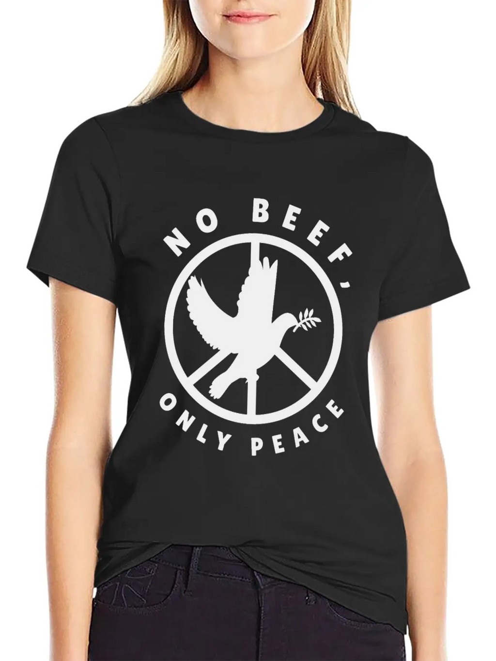 Nature Fan Peace Sign Dove Nature Positivity Bird Classic Cotton Tee – Unisex Comfort For Any Season