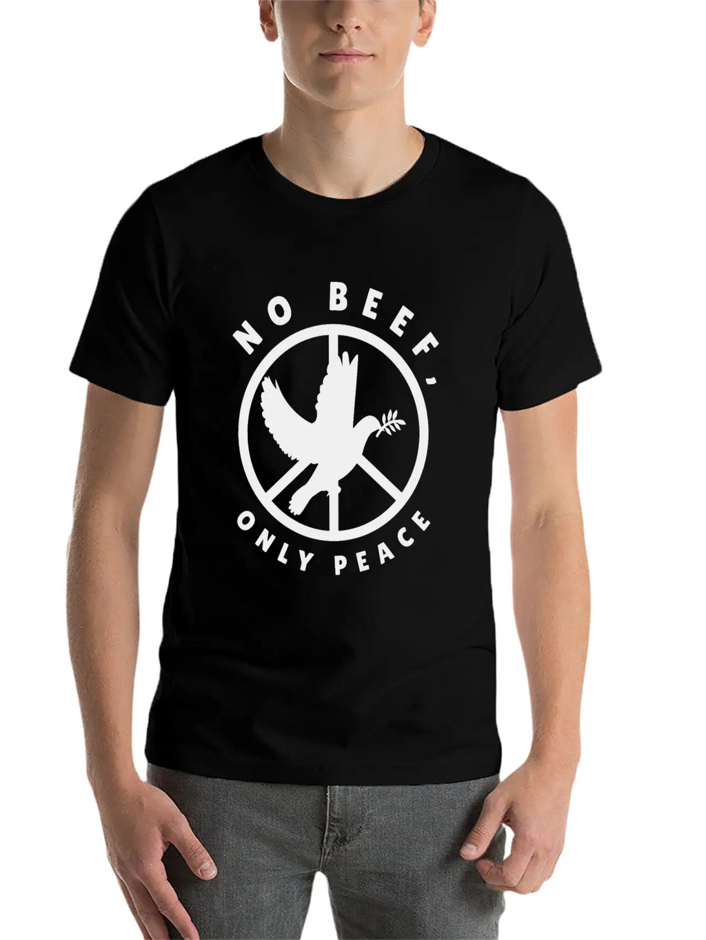 Nature Fan Peace Sign Dove Nature Positivity Bird Classic Cotton Tee – Unisex Comfort For Any Season